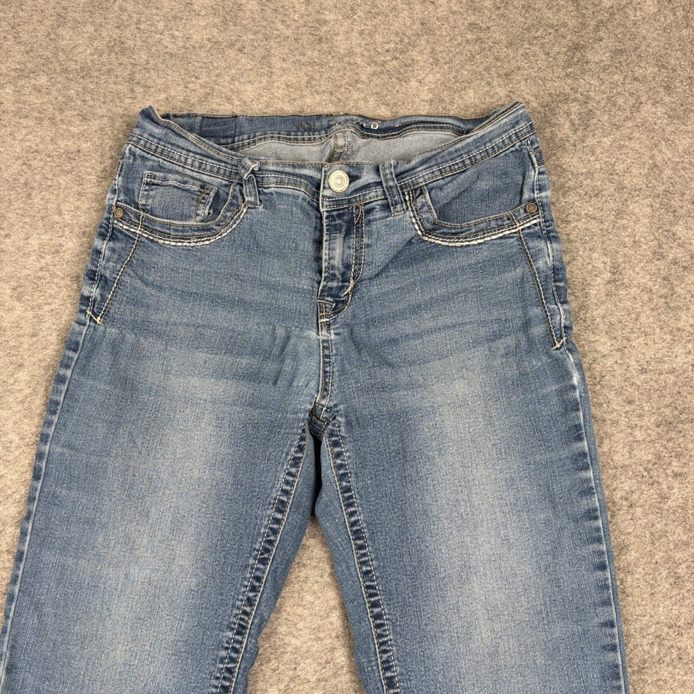 Wallflower Bootcut Jeans Womens 9 Long Medium Wash Legendary Fit Flare Y2K 00s